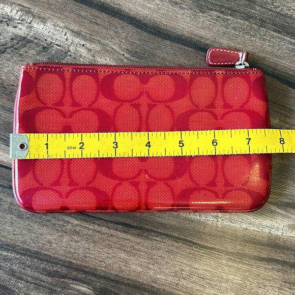 Coach Red Pouch - Picture 4 of 5